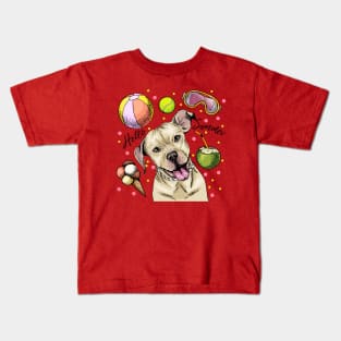 Pitbull Hello Summer Kids T-Shirt